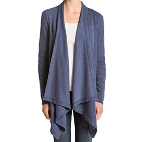 Ruff Hewn Sweaters - 💙 SHARK BITE THERMAL COTTON CARDIGAN SWEATER 1X